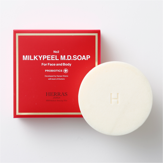 ミルキーピール エムディーソープ 乳酸菌プラス　MILKYPEEL M.D.SOAP PROBIOTICS +